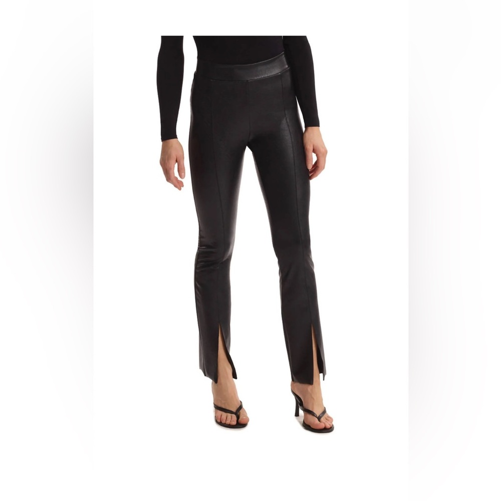 NWT CommandoBlack faux leather Flared Pants